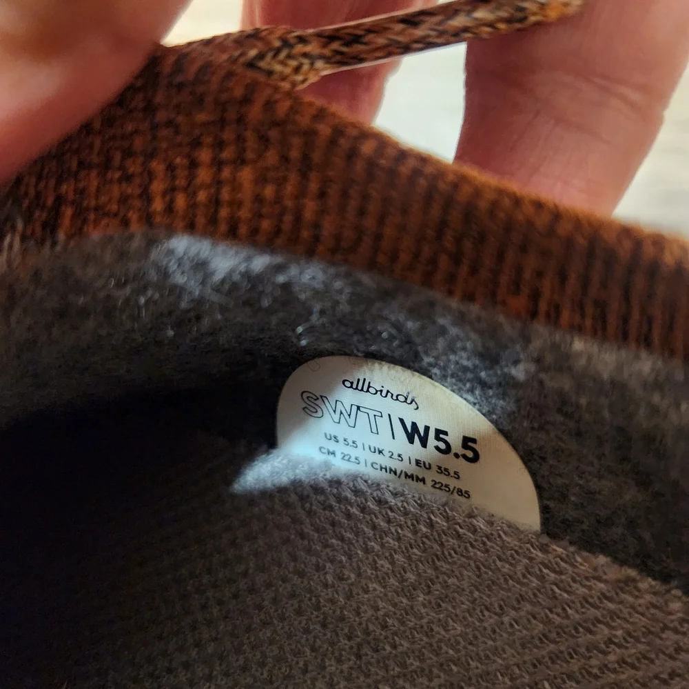 Allbirds Orange Trail Runner Hiking Athletic Womans Shoes Size 5.5 - Picture 9 of 10